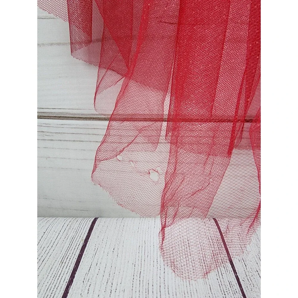 Lilt red sequin Tulle dress Girls 6 Party Holiday Birthday